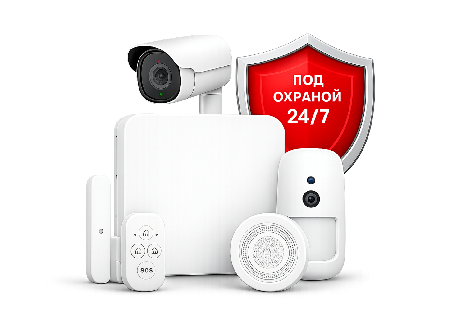 Комплект современного охранного оборудования